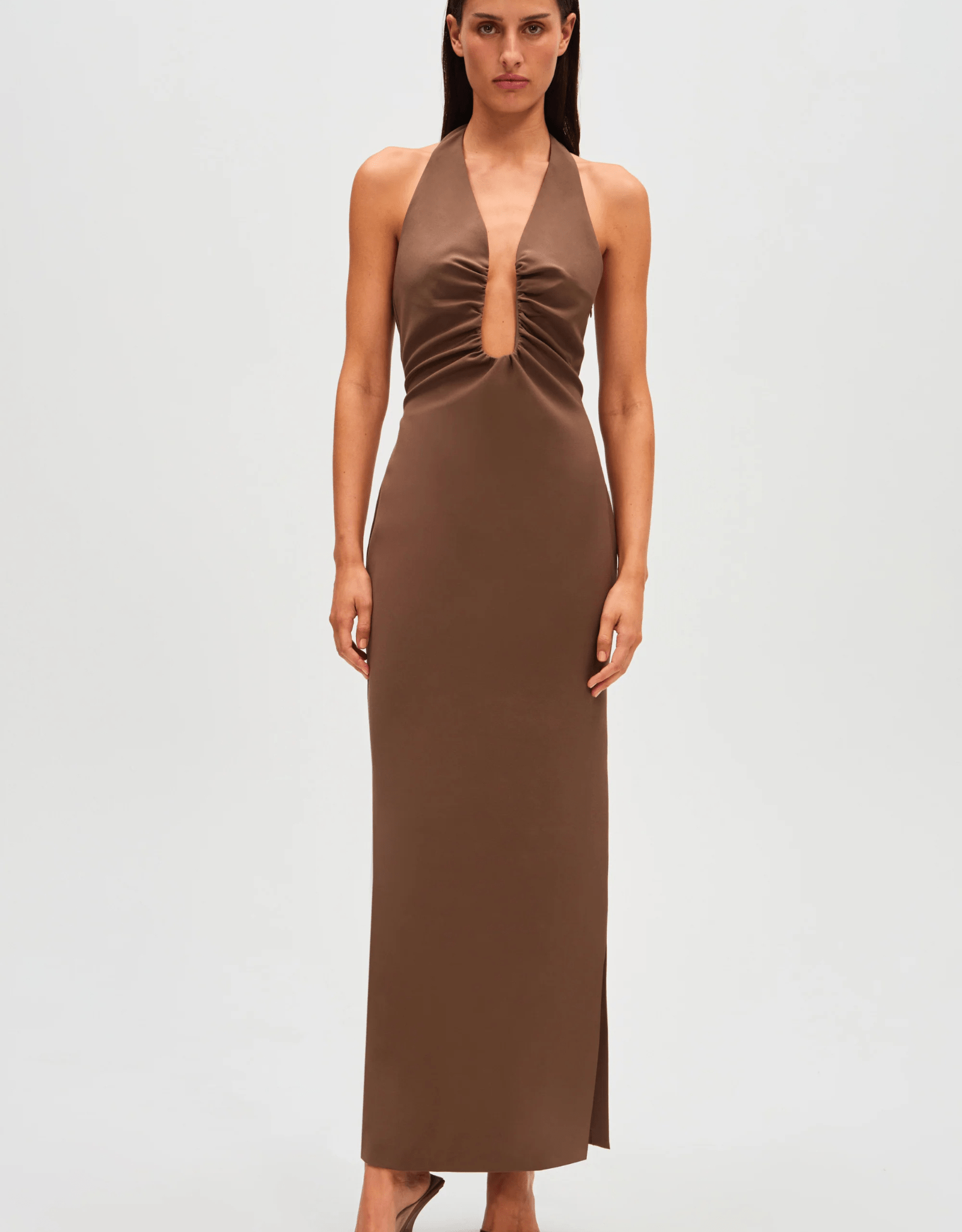 Alusia Dress - Mink - Misha - The Curate Club