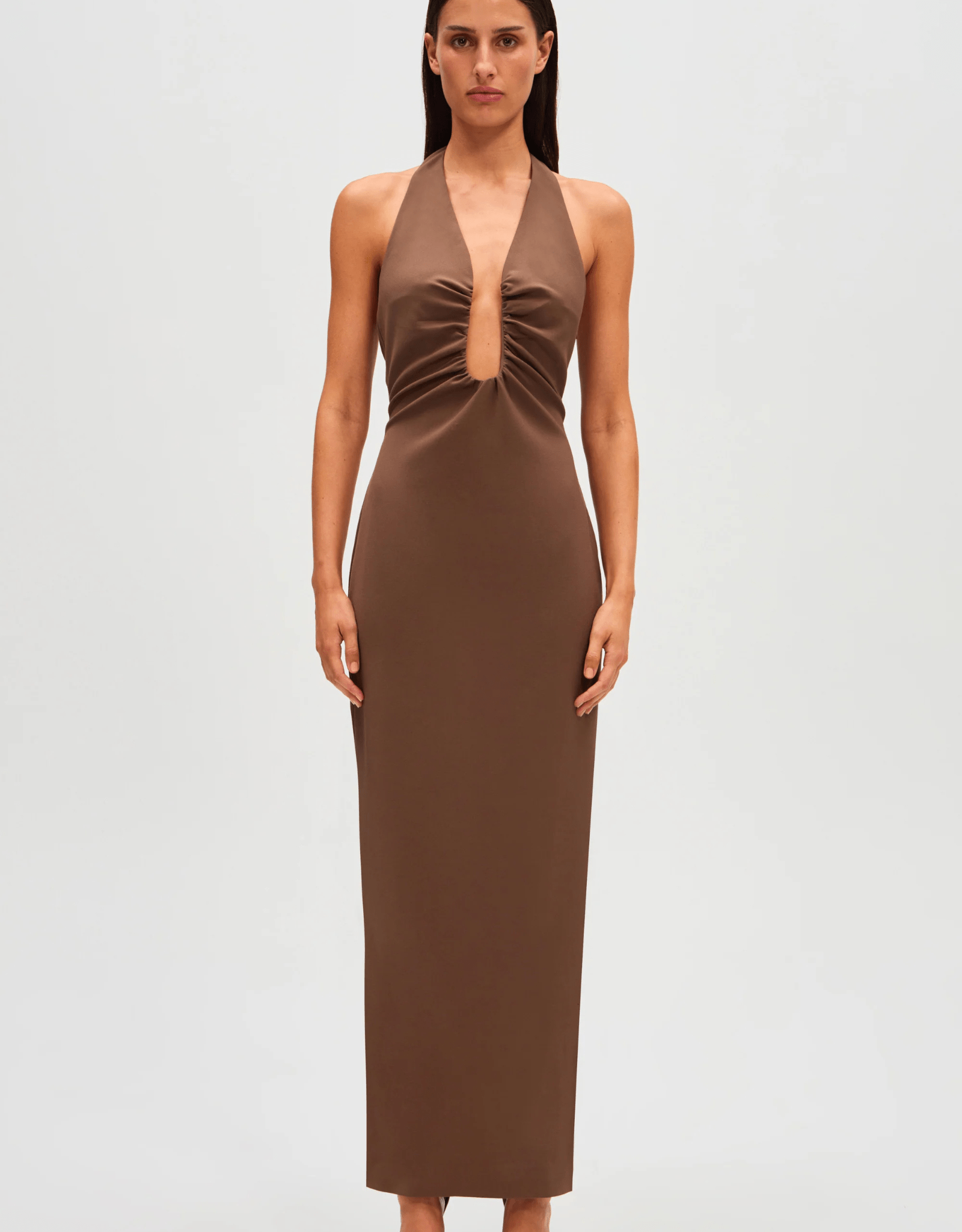 Alusia Dress - Mink - Misha - The Curate Club