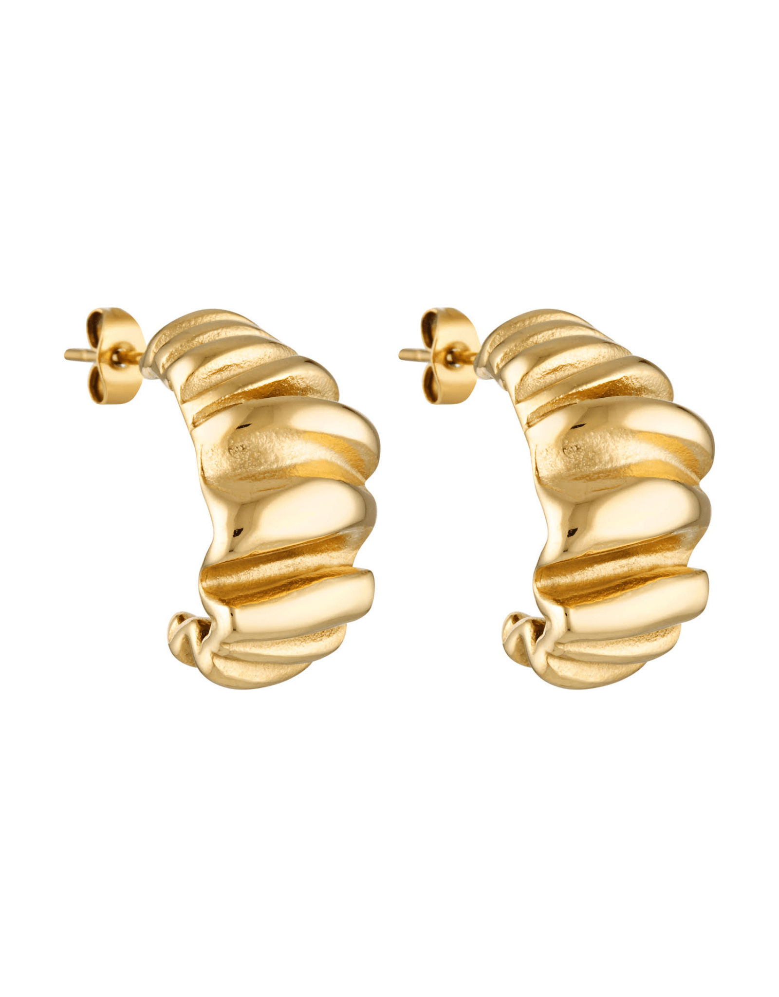 Amelia Hoop - Gold - Viktoria Green - The Curate Club