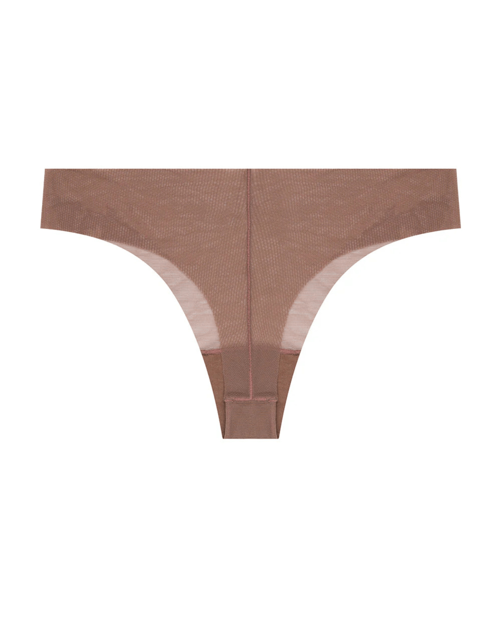 Cocoa Invisible Thong - Nakey Underwear - The Curate Club