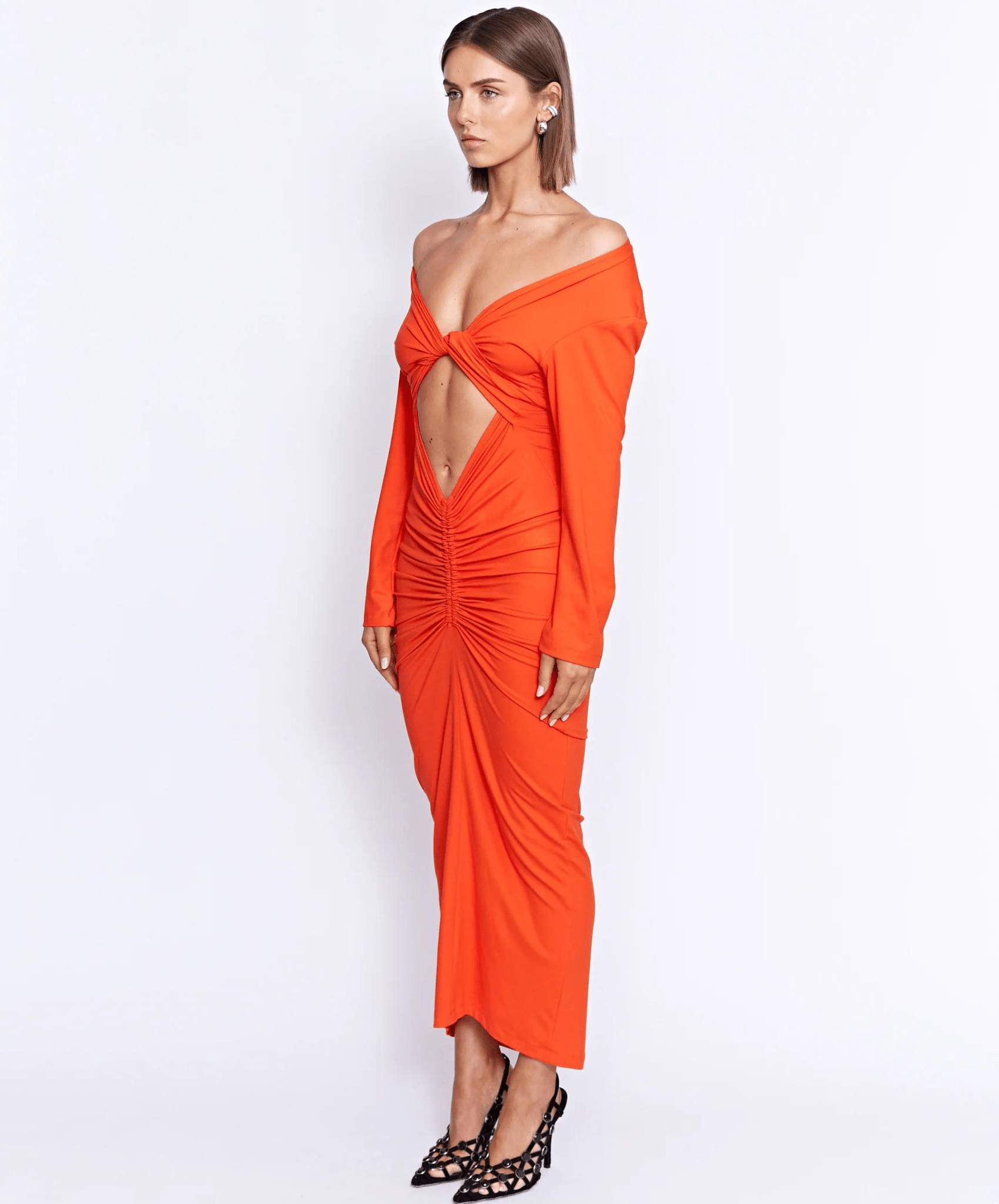 Fontaine Dress - Crimson - Pfeiffer - The Curate Club