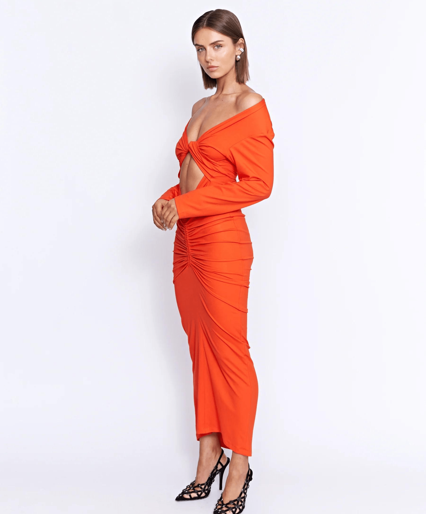 Fontaine Dress - Crimson - Pfeiffer - The Curate Club