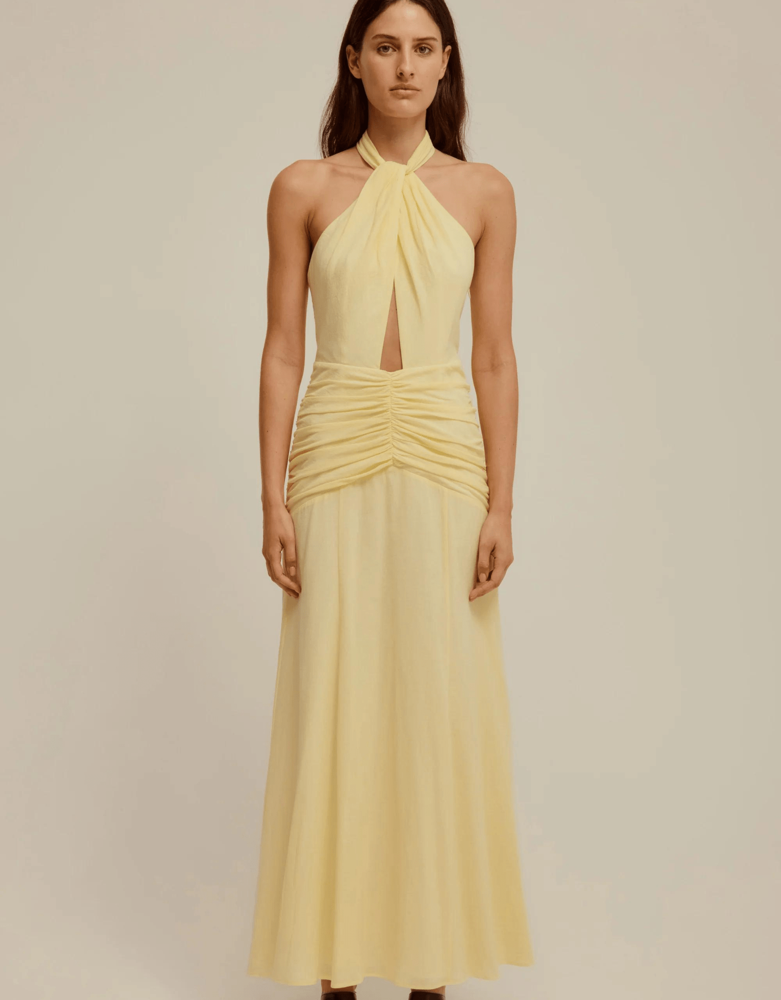 Halter Neck Cut Out Dress - Venroy - The Curate Club