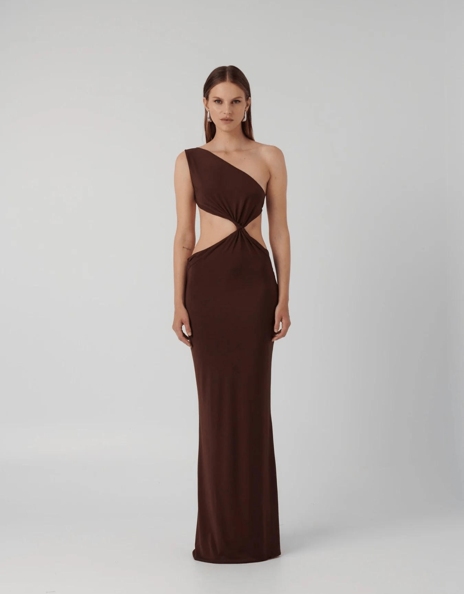 Hawlya Gown - Cocoa - Effie Kats - The Curate Club