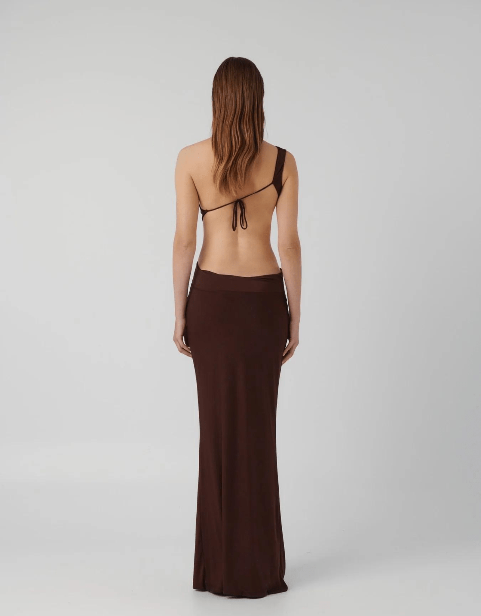 Hawlya Gown - Cocoa - Effie Kats - The Curate Club