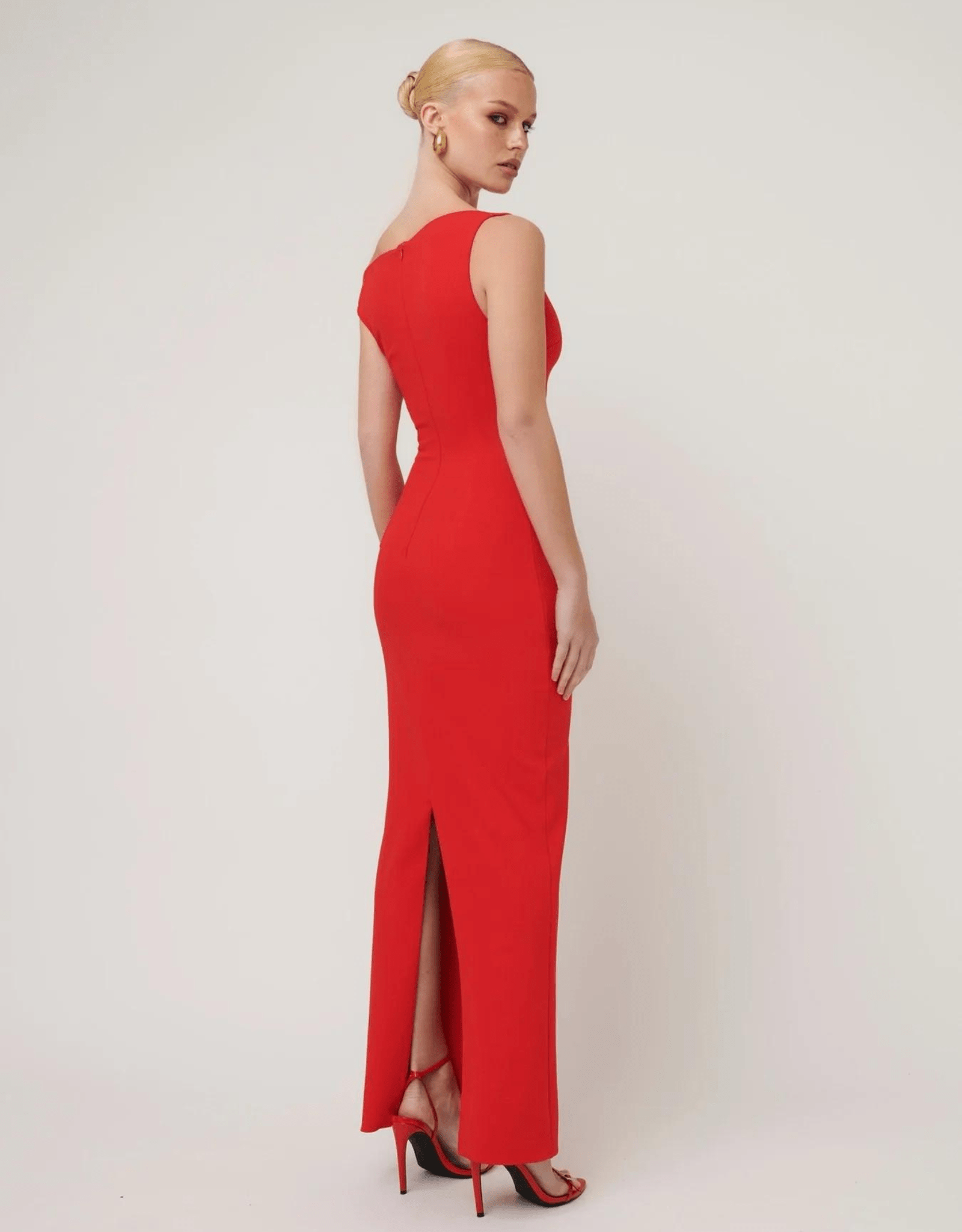 Inaya Gown - Cherry Red - Effie Kats - The Curate Club