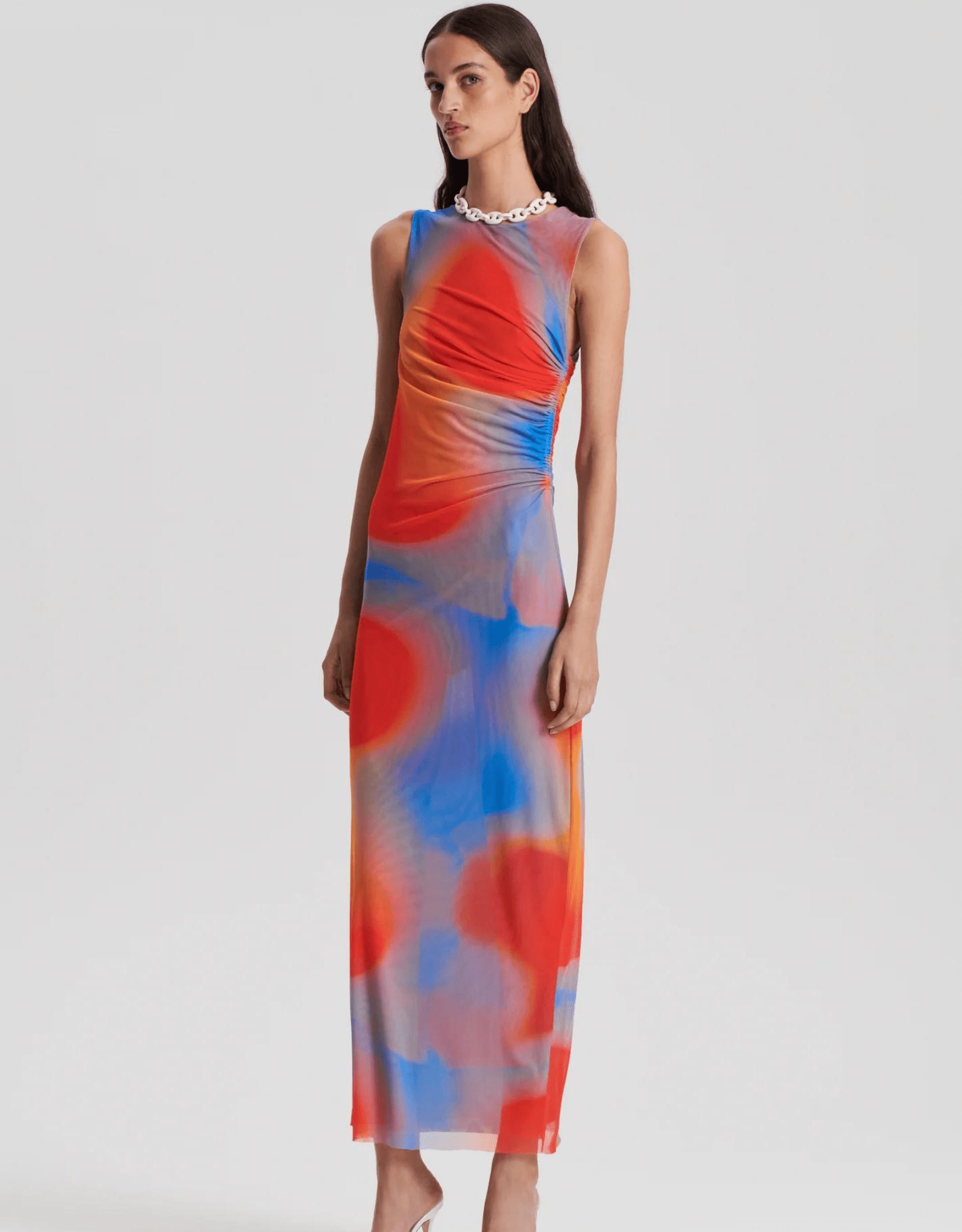 Italian Watercolour Print Dress - Scanlan Theodore - The Curate Club