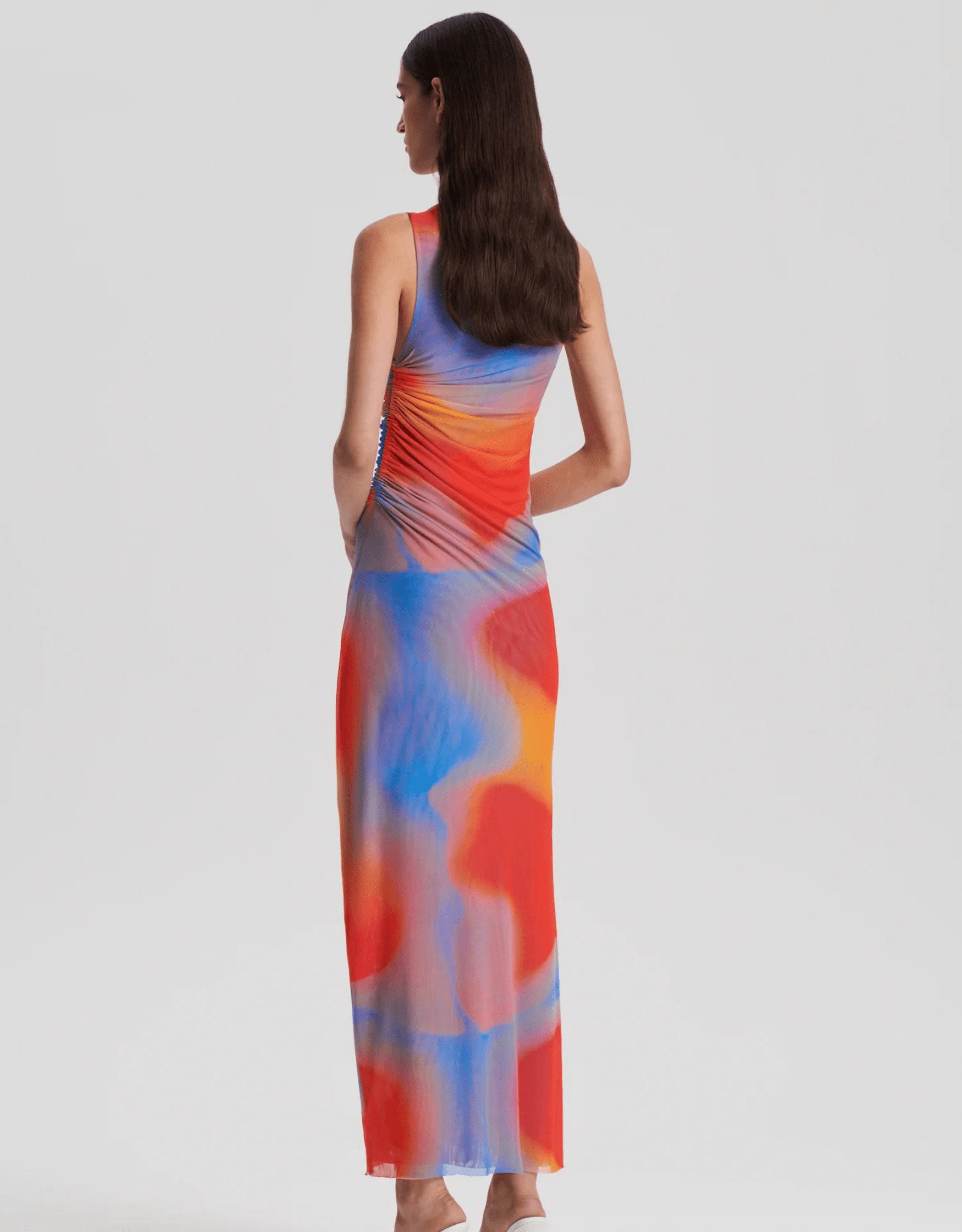 Italian Watercolour Print Dress - Scanlan Theodore - The Curate Club