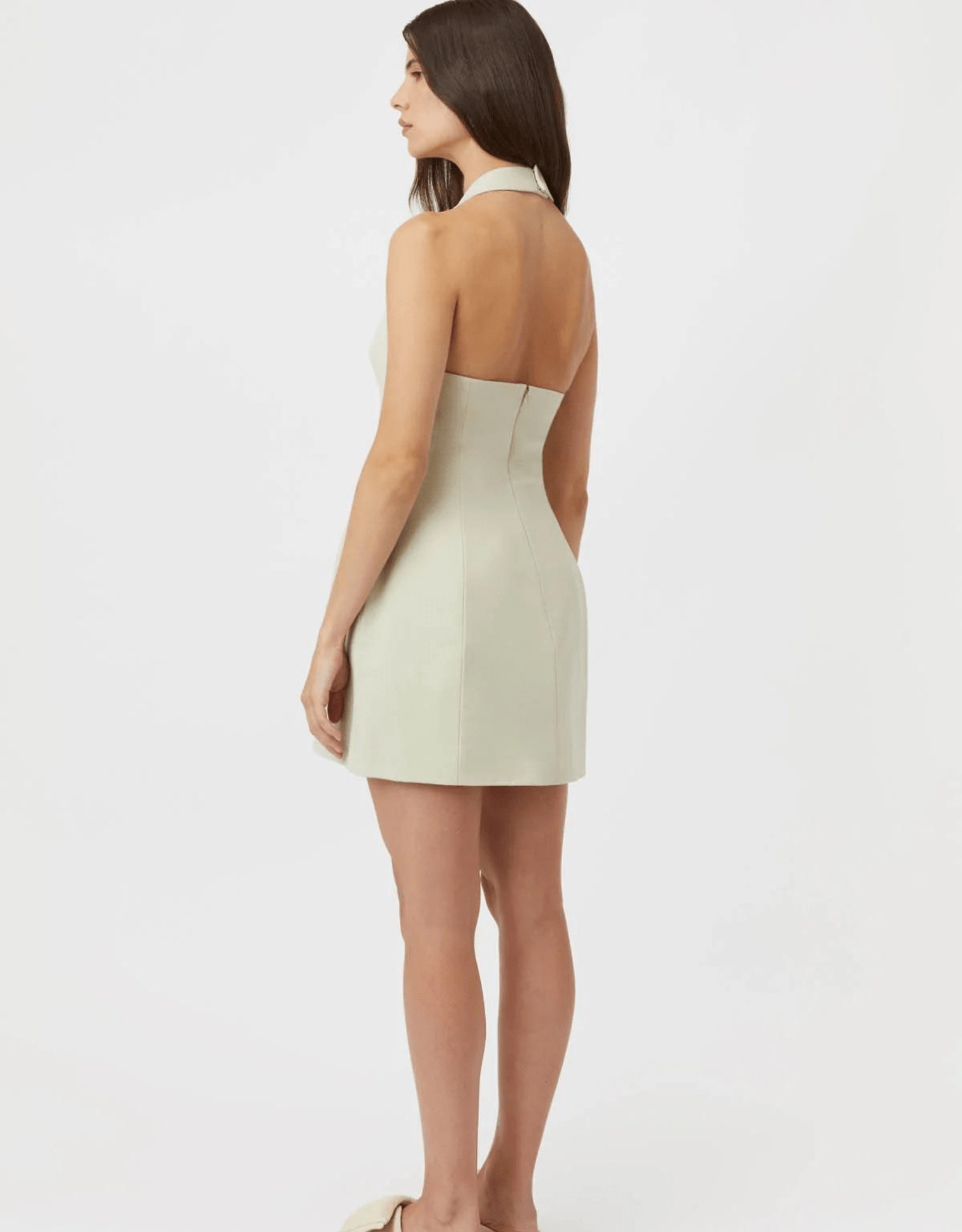 Petra Mini Dress - Pale Pistachio - Camilla and Marc - The Curate Club