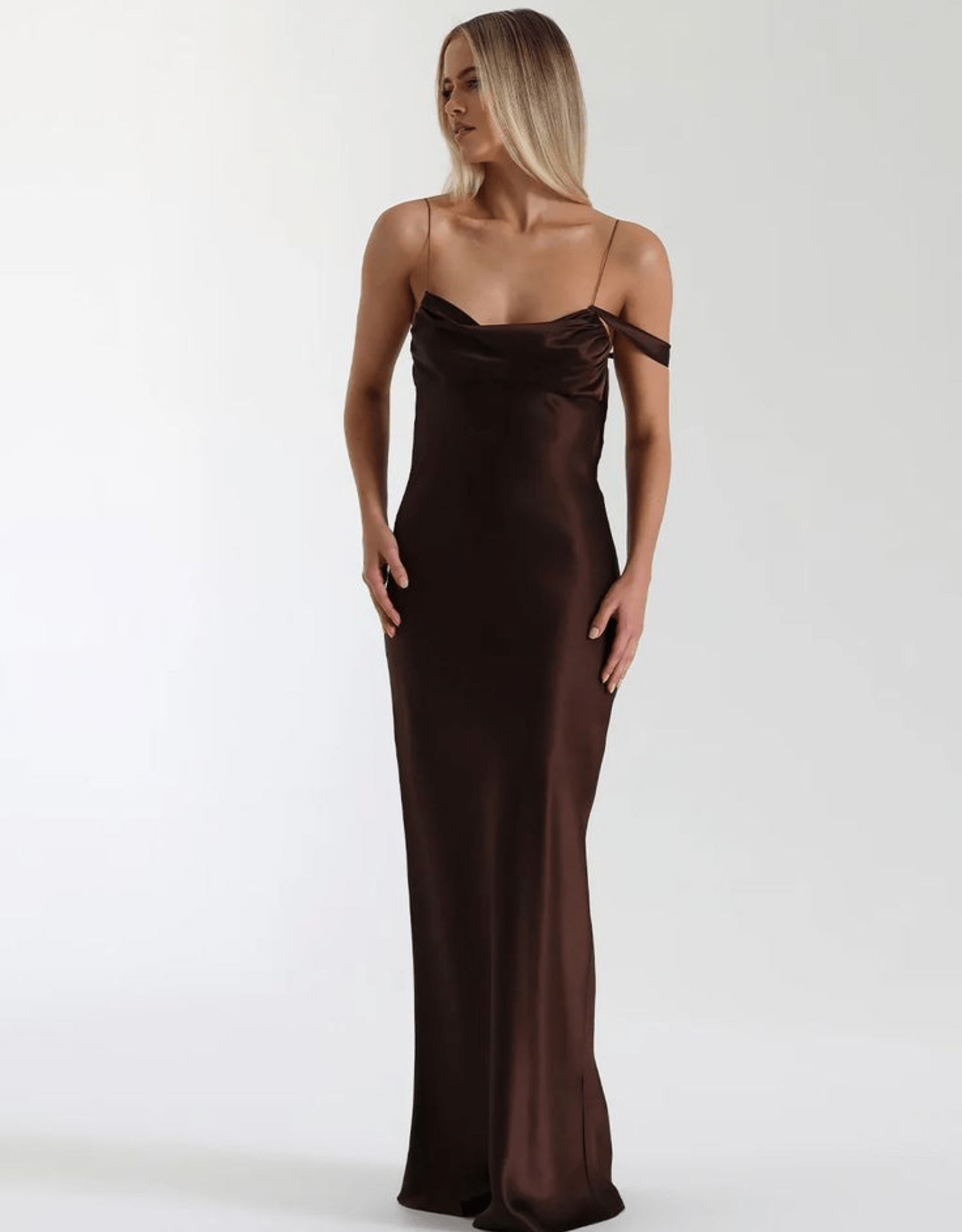 Tatiana Gown - Espresso - Natalie Rolt - The Curate Club