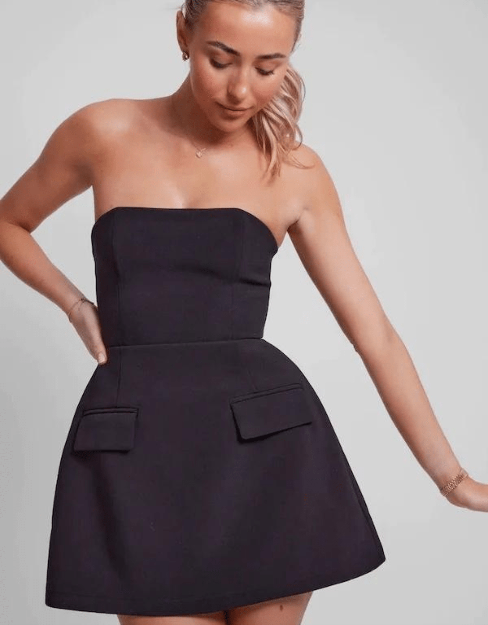 The Ultimate Muse Strapless Dress - Black - Odd Muse - The Curate Club