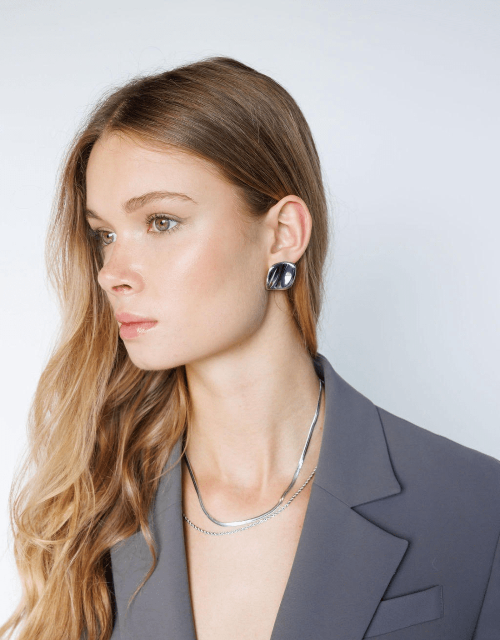 Valentina Earring - Silver - Viktoria Green - The Curate Club