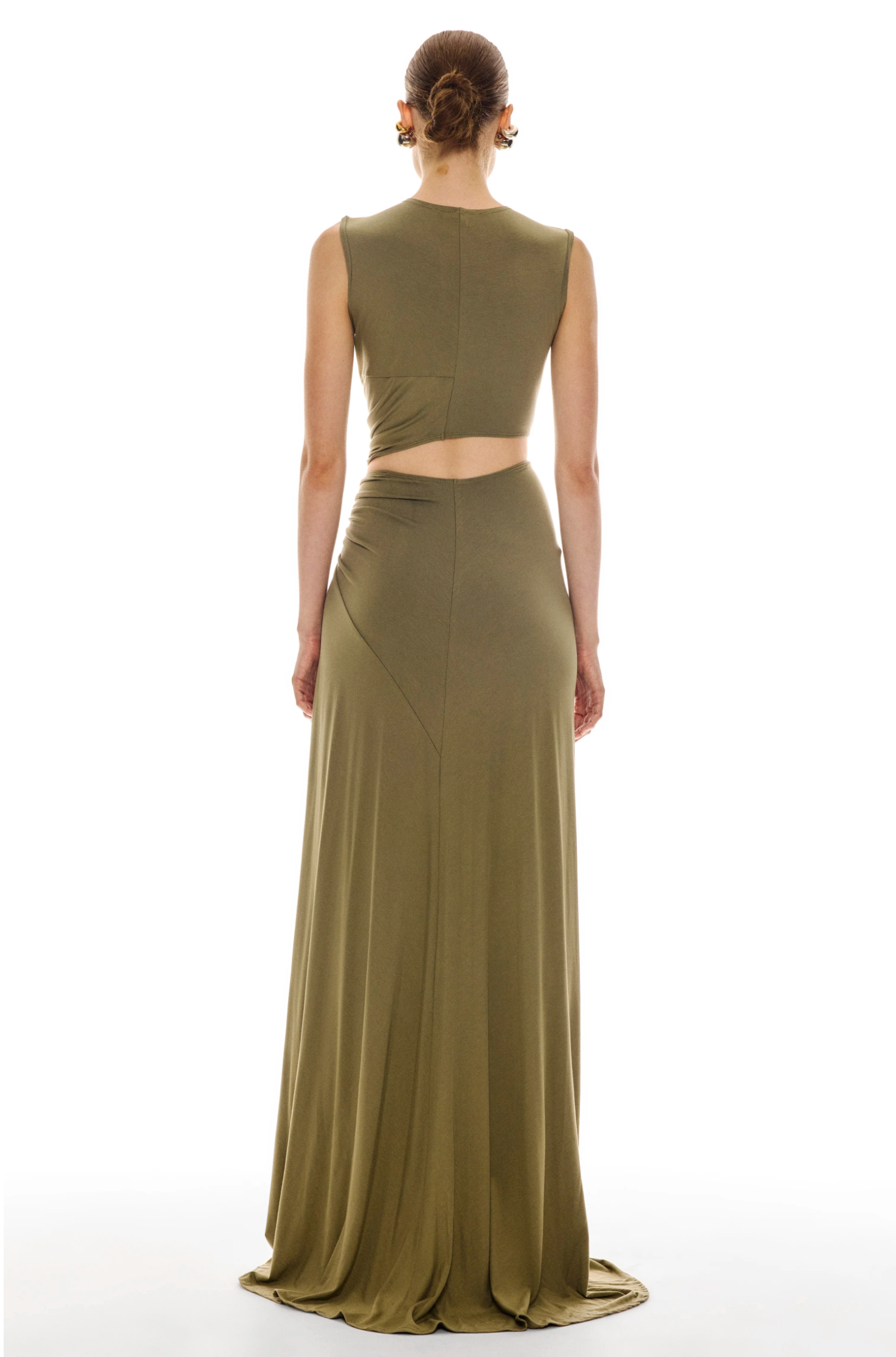 Triple Loop Dress - Olive