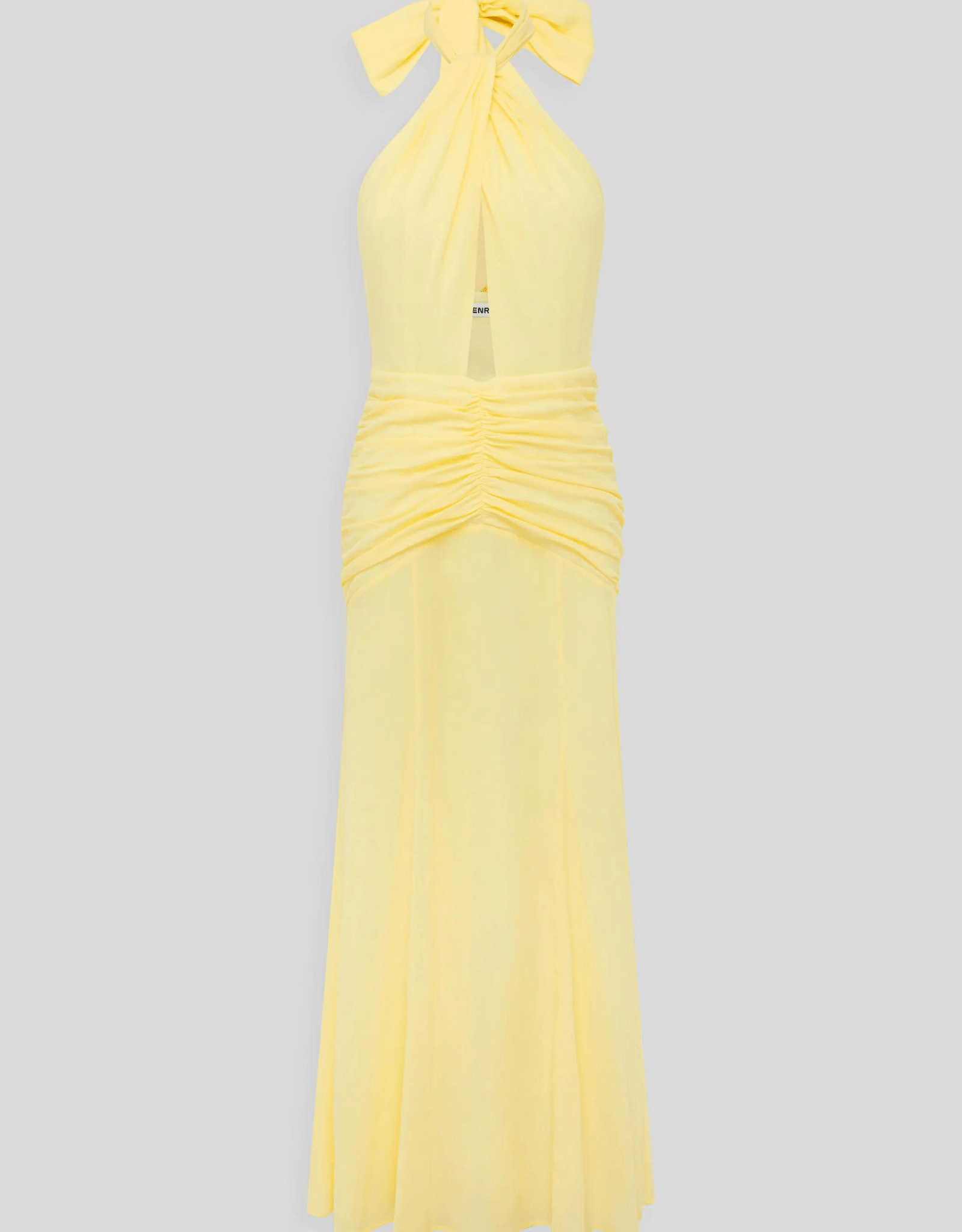 venroy halter dress Womens Womens Panelled Tencel Halter Mini Dress Off White